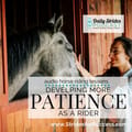 Spotify Embed: Developing More Patience as a Rider
