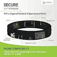 FlipBelt - Running Belt for Phone and Small Accessories