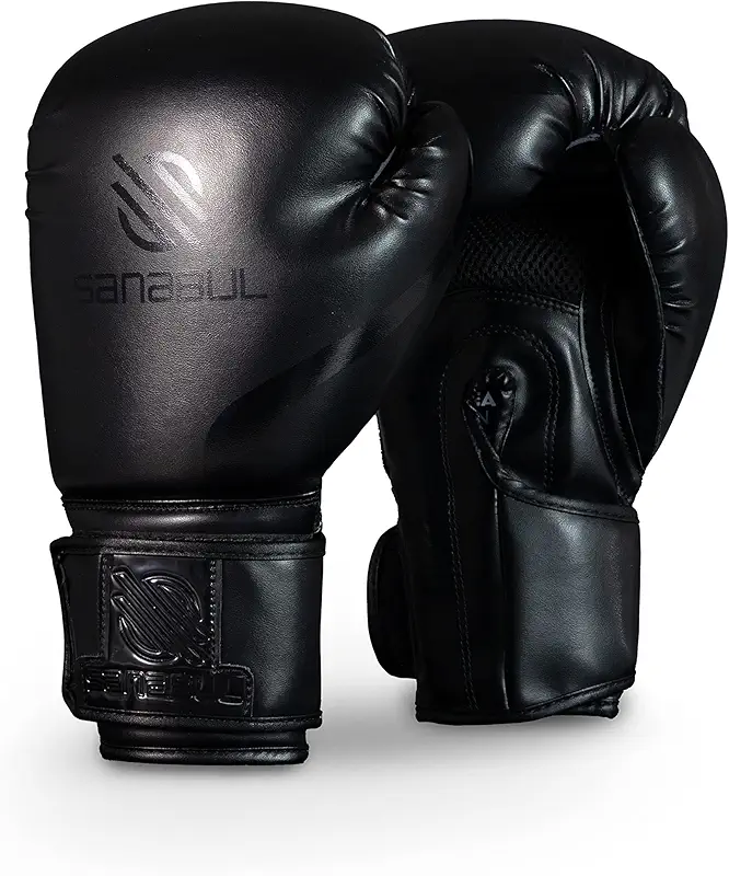 Sanabul Essential Gel Kickboxing Punching Bag Gloves