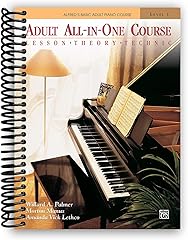 Alfred's Basic Adult All-In-One Piano Course : Lesson, Theory, Technic