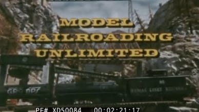 “MODEL RAILROADING UNLIMITED” 1970s SCALE MODEL TRAINS PROMO FILM  WARD KIMBALL    HO SCALE XD50084