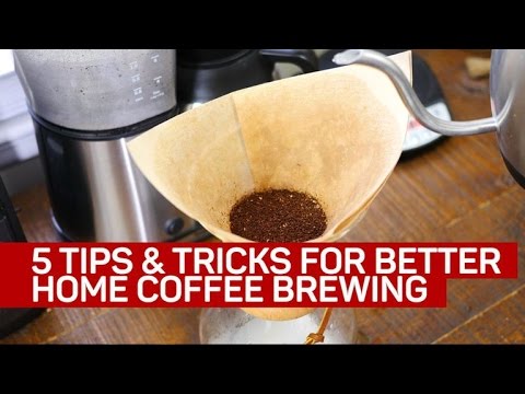 5 tips for brewing better coffee at home