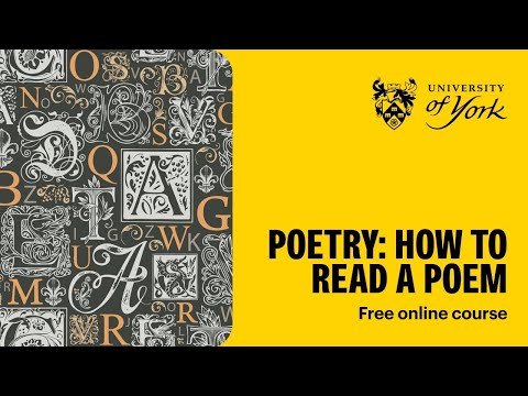 Poetry: How to read a poem