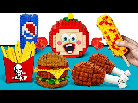 [1 HOUR!] LEGO FOOD Compilation IRL : Best of Lego Food | Apu LEGO Mukbang!!