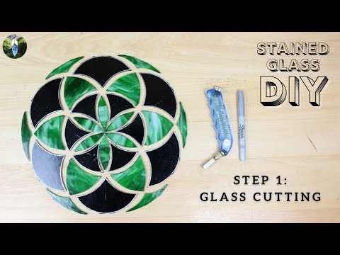 Stained Glass SEED OF LIFE - Glass Cutting