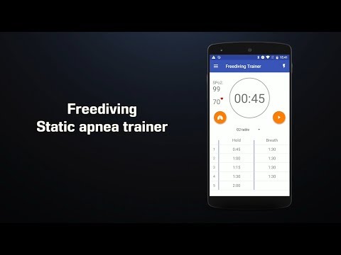 Freediving Trainer, application for static apnea training
