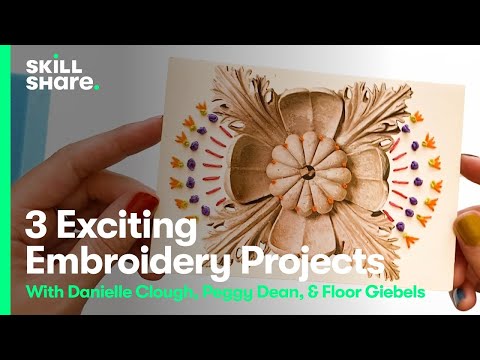 Embroidery Ideas: 3 Ways to Paint with Thread