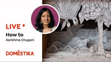 How to Create a Paper Cut Tree of Life with Karishma Chugani | Domestika English