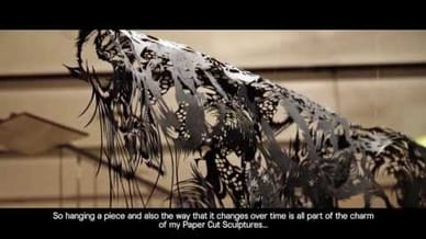 Paper Cut Sculpture -- Nahoko Kojima -- Documentary (2013)