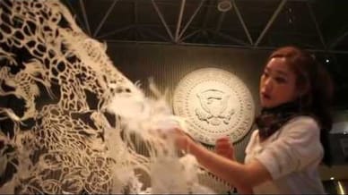 Top Contemporary Japanese Artist's Paper Masterpieces in Michigan, USA