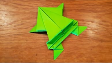Origami Jumping Paper Frog | Fun & Easy Origami