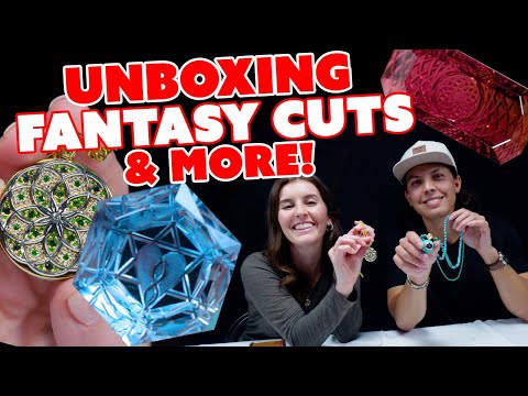Unboxing Fantasy Cuts w/ Lapidary Artist | Rubellite & More!